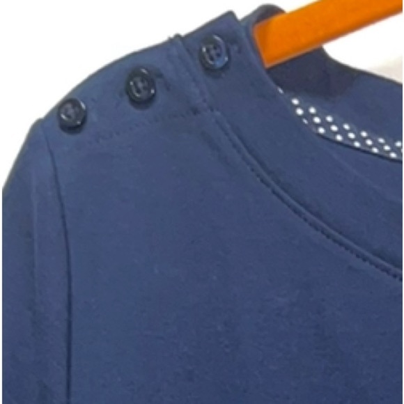 NWT. $40R Jones New York Solid Knit Size XL Admiral Navy - Picture 4 of 4